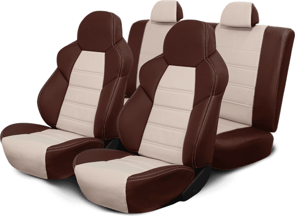 3 Universal car seat covers made of genuine leather